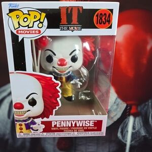Pennywise Funko # 1834 (Nib) With Pop Protector